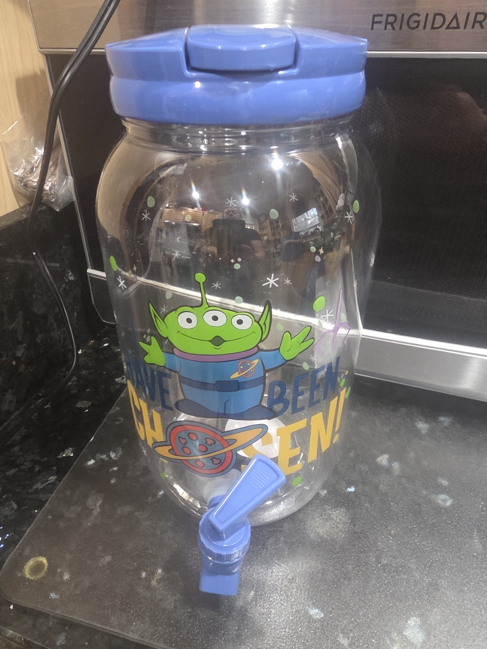 new disneyToy story Alien Character Beverage Dispenser with Blue Lid